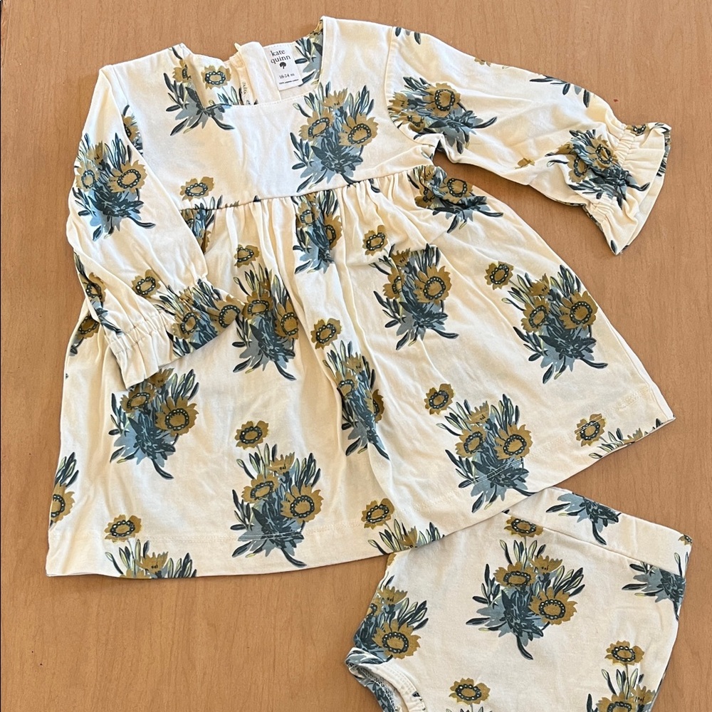kate quinn Calendula Dress Set with Matching Bloomers
